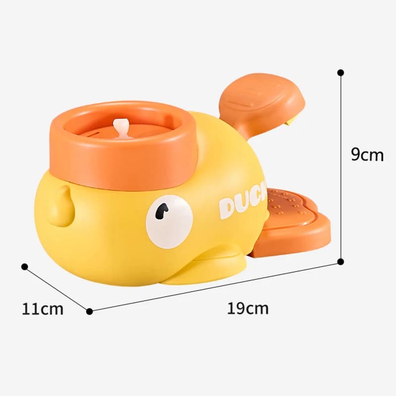 Launcher Air Saucer Rocket Games Sports Child Flying Disc Air Bounce Pokes Propeller Duck Elephant for Children Outdoor Toys - 2