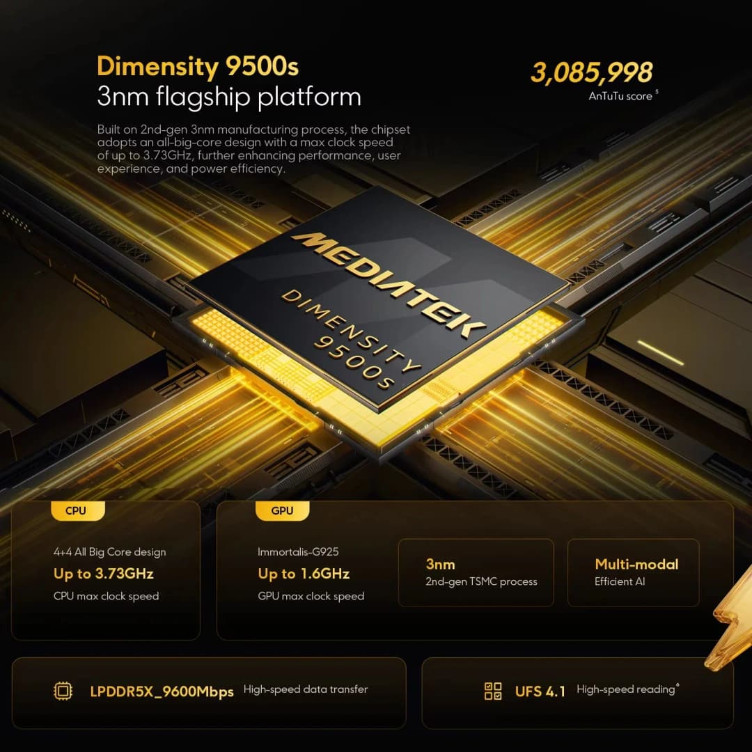 هاتف Xiaomi POCO X8 Pro Max 2026 نسخة عالمية، بطارية 8500mAh، شاشة 6.83 بوصة 1.5K بمعدل تحديث 120Hz، معالج Dimensity 9500s - 3