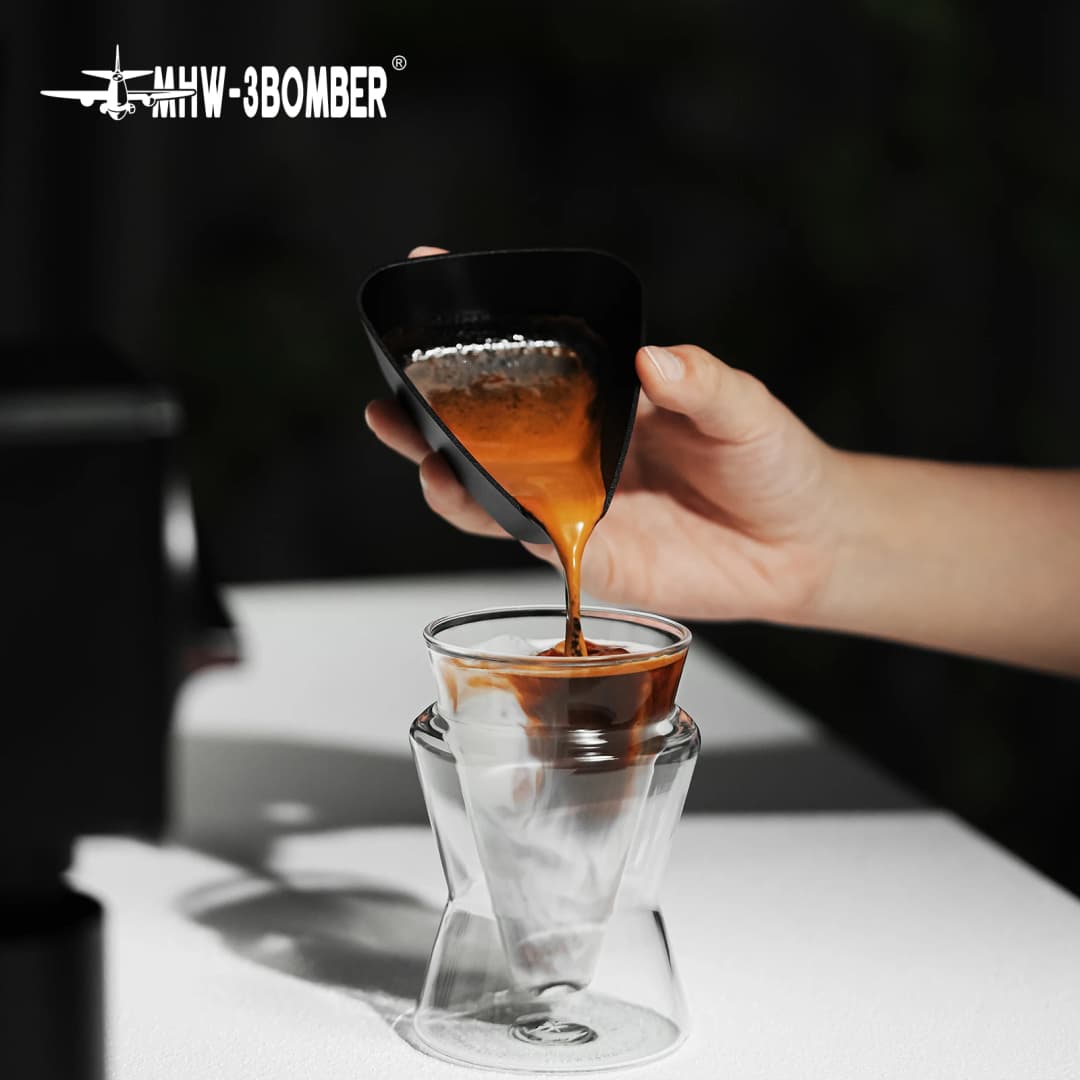 MHW-3BOMBER Coffee Bean Dosing Cup and Spray Bottle Set Dosing Tray 10ML Static Reducing Bean Spritzer Kit Coffee Accessories - 2