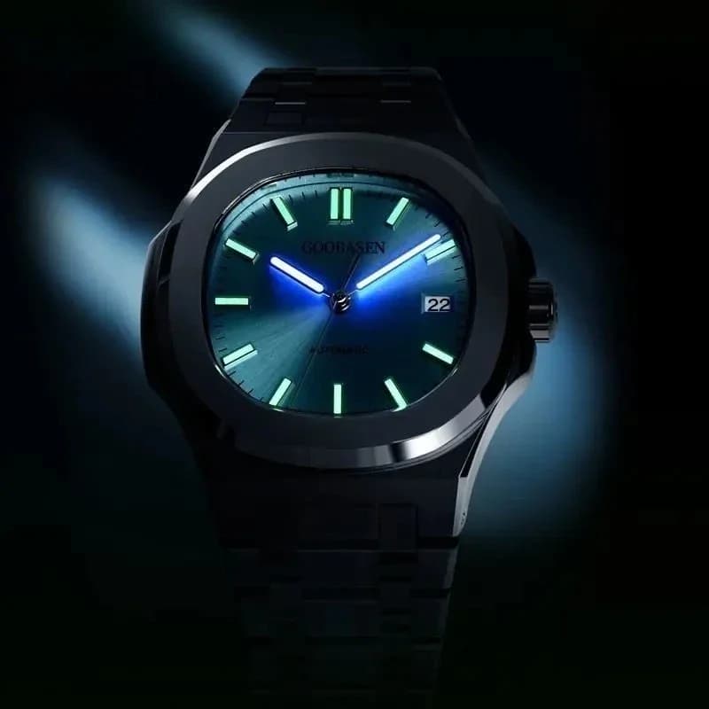 ساعة يد رجالي كوارتز مضيئة جديدة 2026 حزام فولاذ مقاوم للماء ساعات يد فاخرة ماركة رجالي - 3