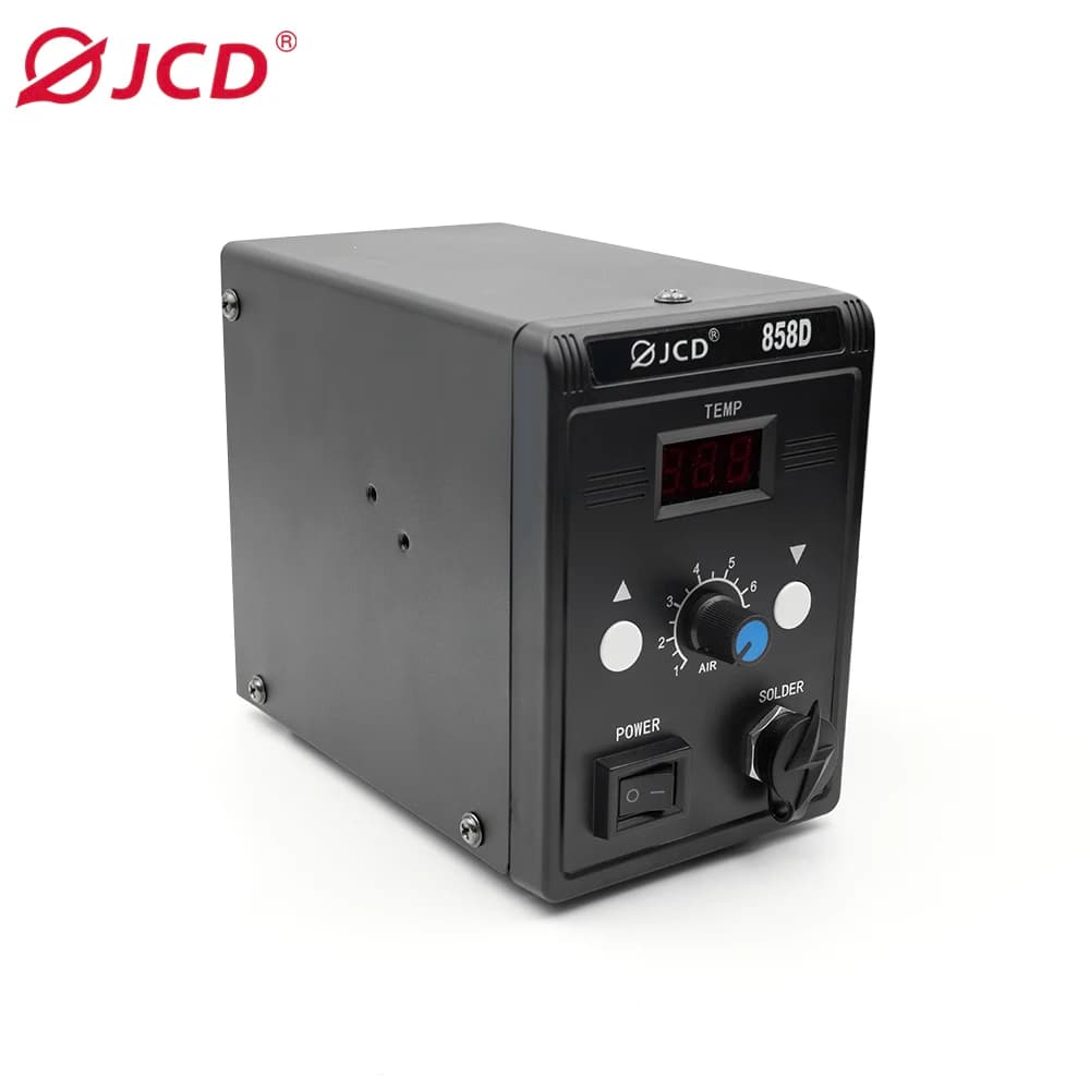 مسدس هواء ساخن JCD 858D 700W محطة لحام BGA إعادة عمل محطة مسدس هواء ساخن 220V / 110V لأدوات لحام وإصلاح SMD SMT - 4