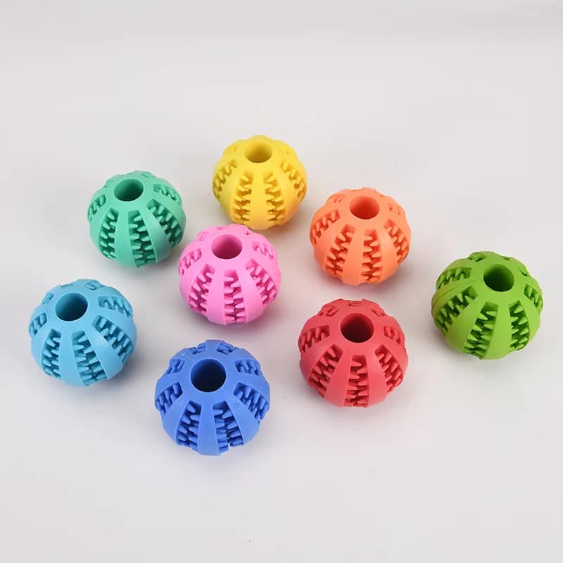 1 Set Pet Dog Toy Self-Entertainment Boredom Relief Molar Teeth Leak Food Ball Bite-Resistant Puppy Hide Watermelon Outdoor Fun - 2