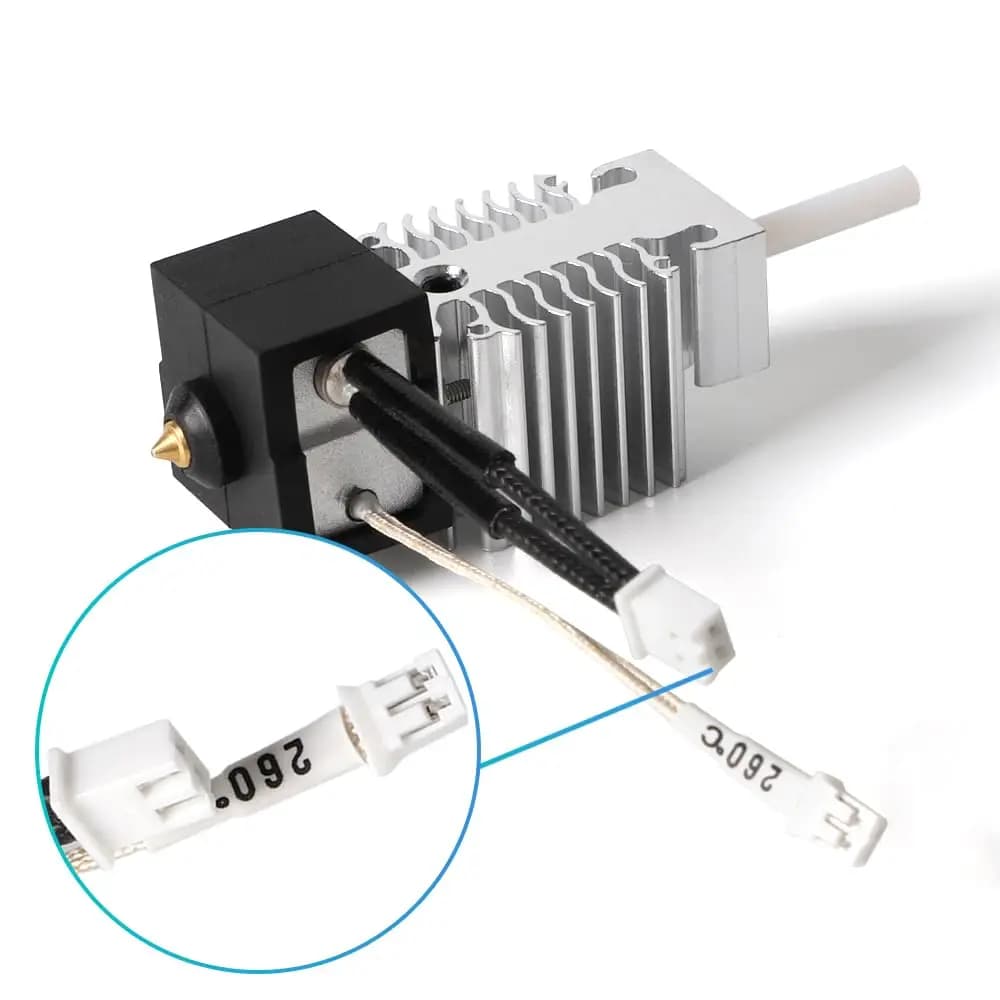 Creality Official Ender 3 V3 SE Hotend Upgrade Hotend Kit High Temperature 300℃ Titanium Heatbreak Plated - 3