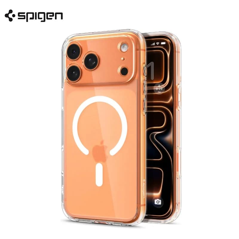 Spigen Ultra Hybrid MagFit Anti Yellowing Case For iPhone 17 Pro Max 16 15 Plus 14 13 12 17 Air For Magsafe Magnetic Clear Cover