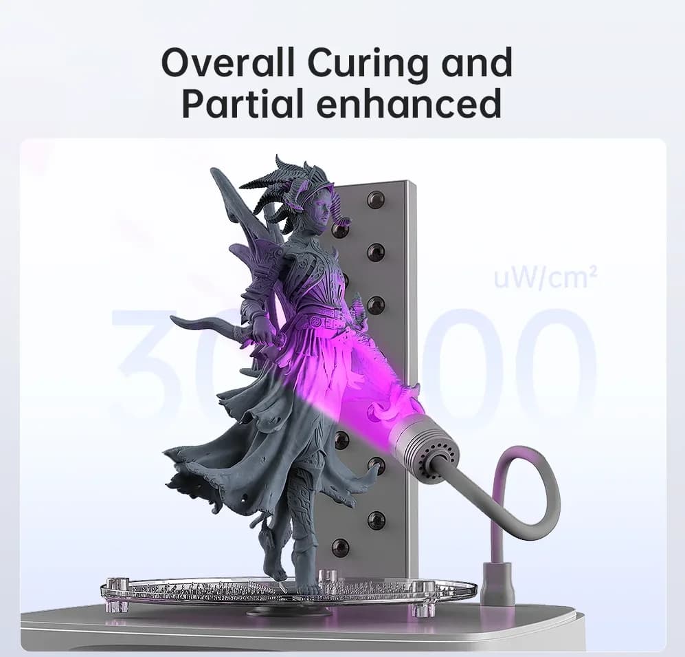 ANYCUBIC Wash&Cure 3 بلس حجم تنظيف كبير لطابعة LCD SLA ثلاثية الأبعاد 2 في 1 آلة تنظيف وتصلب لطابعة Photon M5s X 6ks - 3