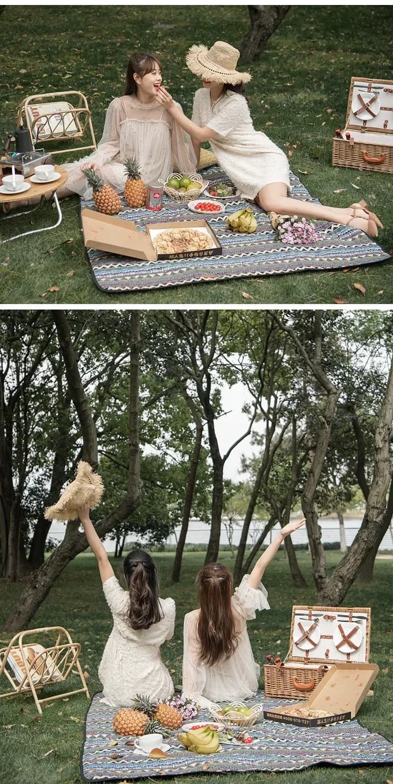 بساط نزهة محمول وسميك من Naturehike، بطانية قابلة للغسل، حصيرة خيمة، وسادة نوم للمخيمات والرحلات - 6