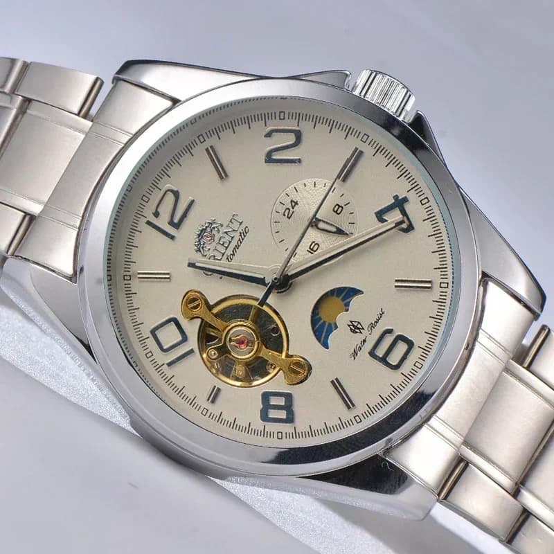 Orient Watches High Quality AAA Clock Brand New Top Men's Watch Luxury Multi-Function All-Steel Automatic Mechanical Tourbillon - 6