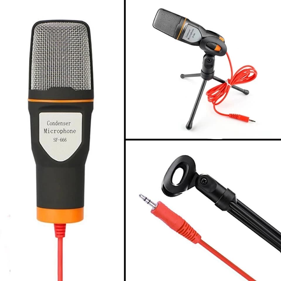 Professional Condenser Wired Microphone Mic For PC Karaoke Sound Room Gaming Audio Sing Machine System Live Streaming Kits Gamer - 3
