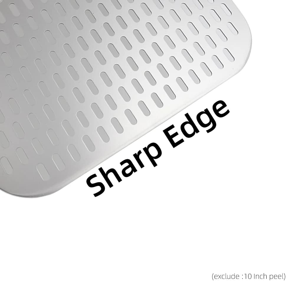 10 12 13 14 Inch Big Pizza Perforated Shovel Paddle Short/Long Handle for Oven Turning Peel Kitchen Utensils Pizza Baking Tools - 2