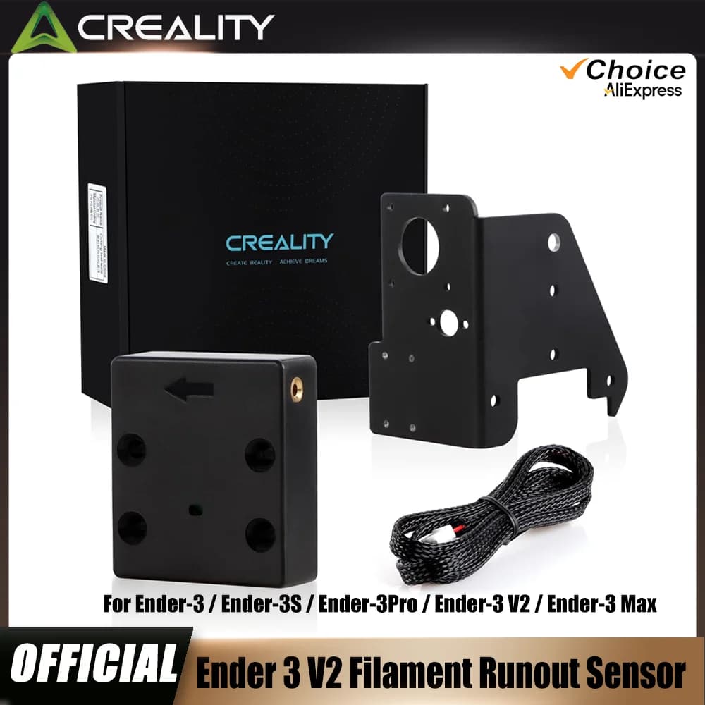مستشعر نفاد الخيط Creality الرسمي Ender 3 V2، كاشف ذكي لكسر الخيط لـ Ender 3/Ender 6/CR-10 طابعة ثلاثية الأبعاد