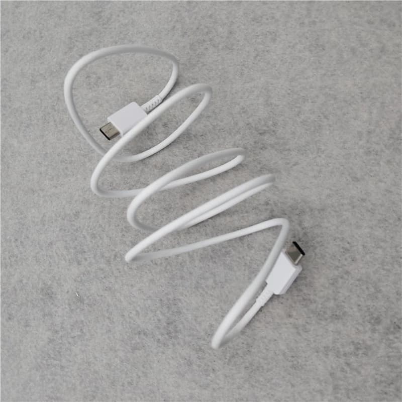 كابل سامسونج USB Type C PD بطول 1/2/3 متر، بقوة 25 واط/45 واط/65 واط و3 أمبير للشحن السريع ونقل البيانات لهواتف جالاكسي نوت 10 و20 وS24 وS25 ألترا وZ Flip Fold 5 و6 و7 - 6