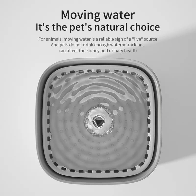 3L Cat Water Fountain Auto Recirculate Filter Large Capacity Filtring Cat Water Drinker USB Electric Mute Cats Water Dispenser - 5