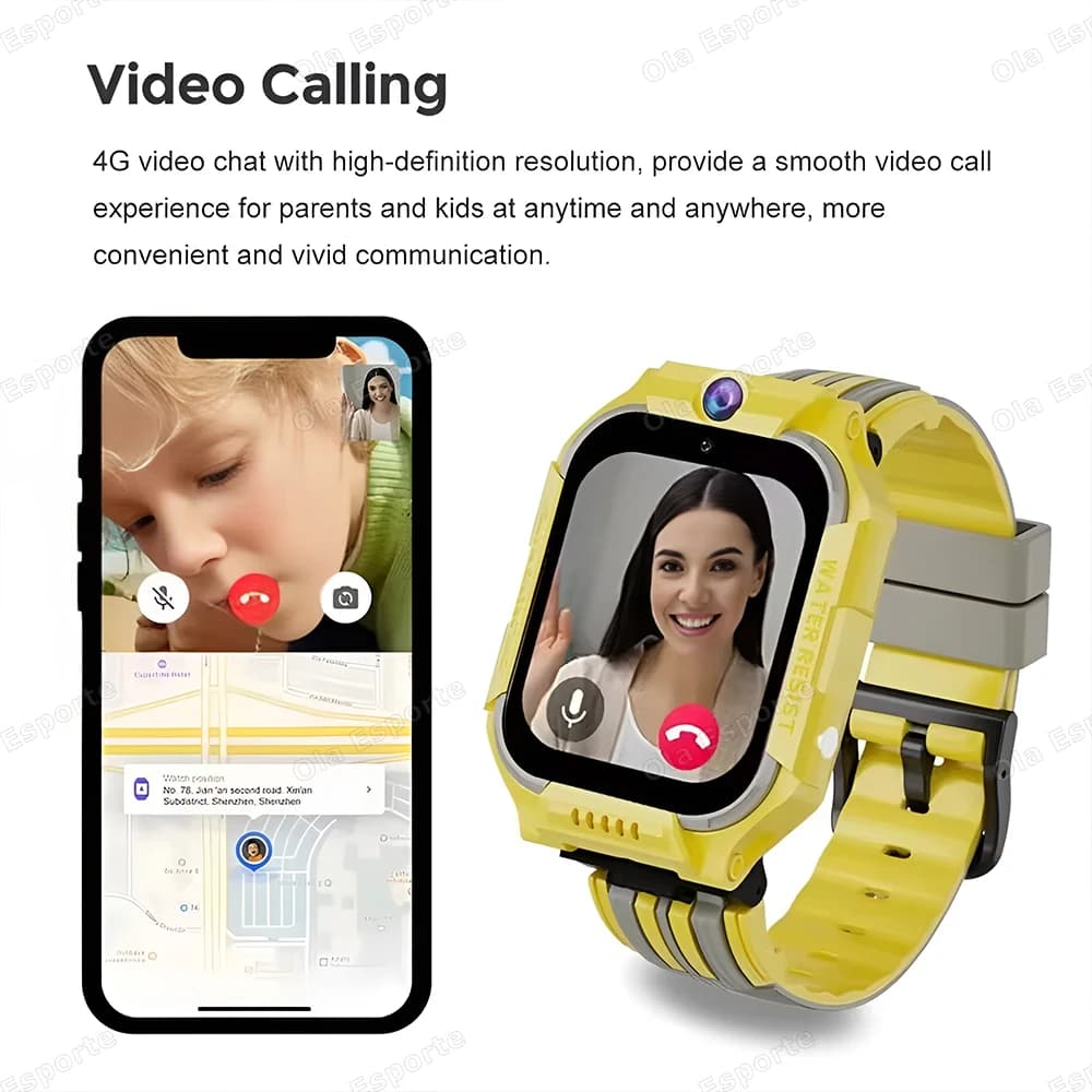 New Kids 5G Smart Watch SOS GPS+BDS/GLONASS Location Phone Call Camera Child Smartwatch 1.83 Inch WIFI Waterproof For Watch Gift - 4