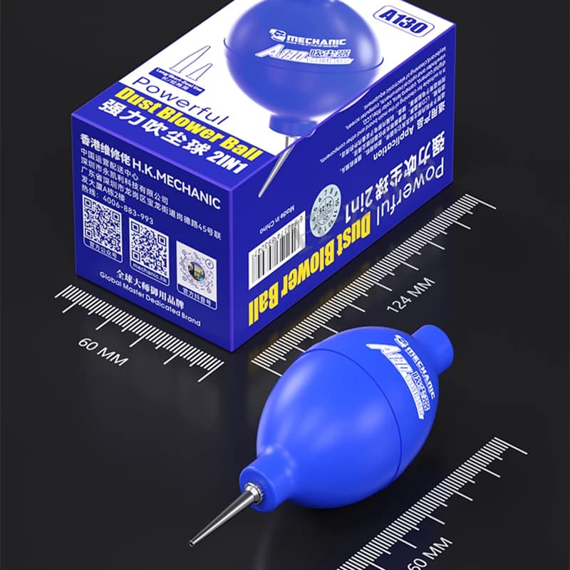 MECHANIC A130 2in1 Phone Repair Dust Cleaner Air Blower Ball Dust Cleaning Pen for Phone PCB PC Keyboard Camera Lens Cleaning - 6