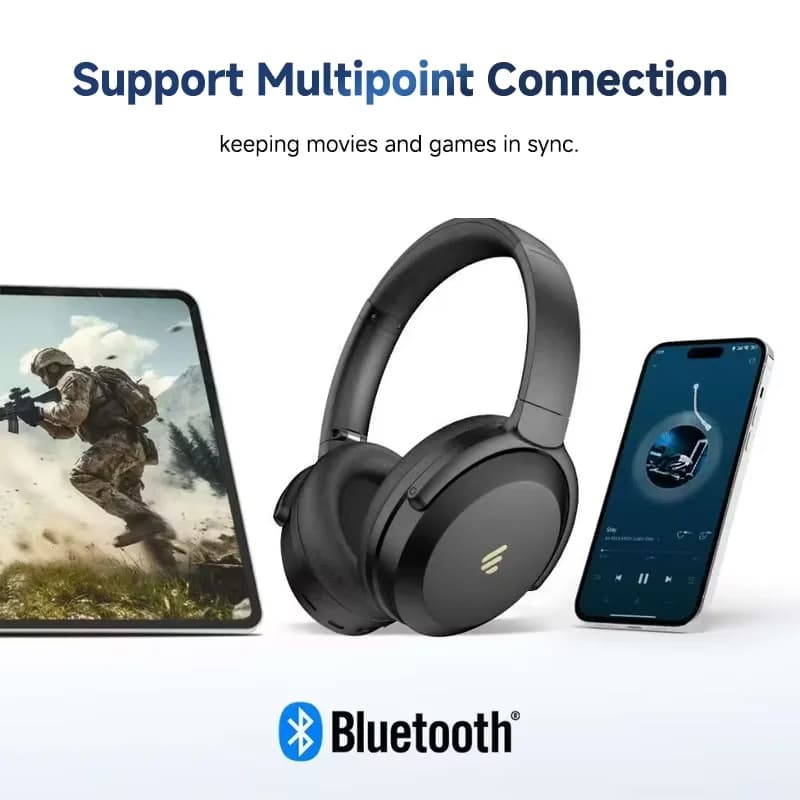 Edifier WH700NB Pro Over-Ear Wireless Headphones Bluetooth 5.4 Hybrid ANC Earphones Hi-Res Audio 56H Playback Foldable Headset - 6