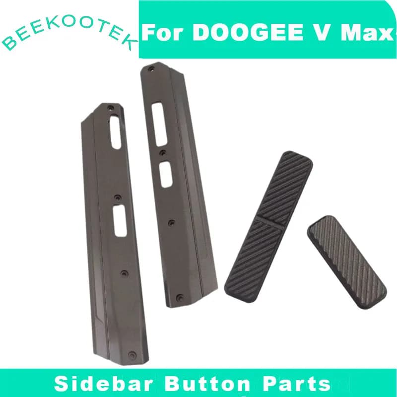 غطاء خلفي إطار وسطي أصلي جديد لهاتف DOOGEE V Max مع أجزاء جانبية وزر صوت مخصص
