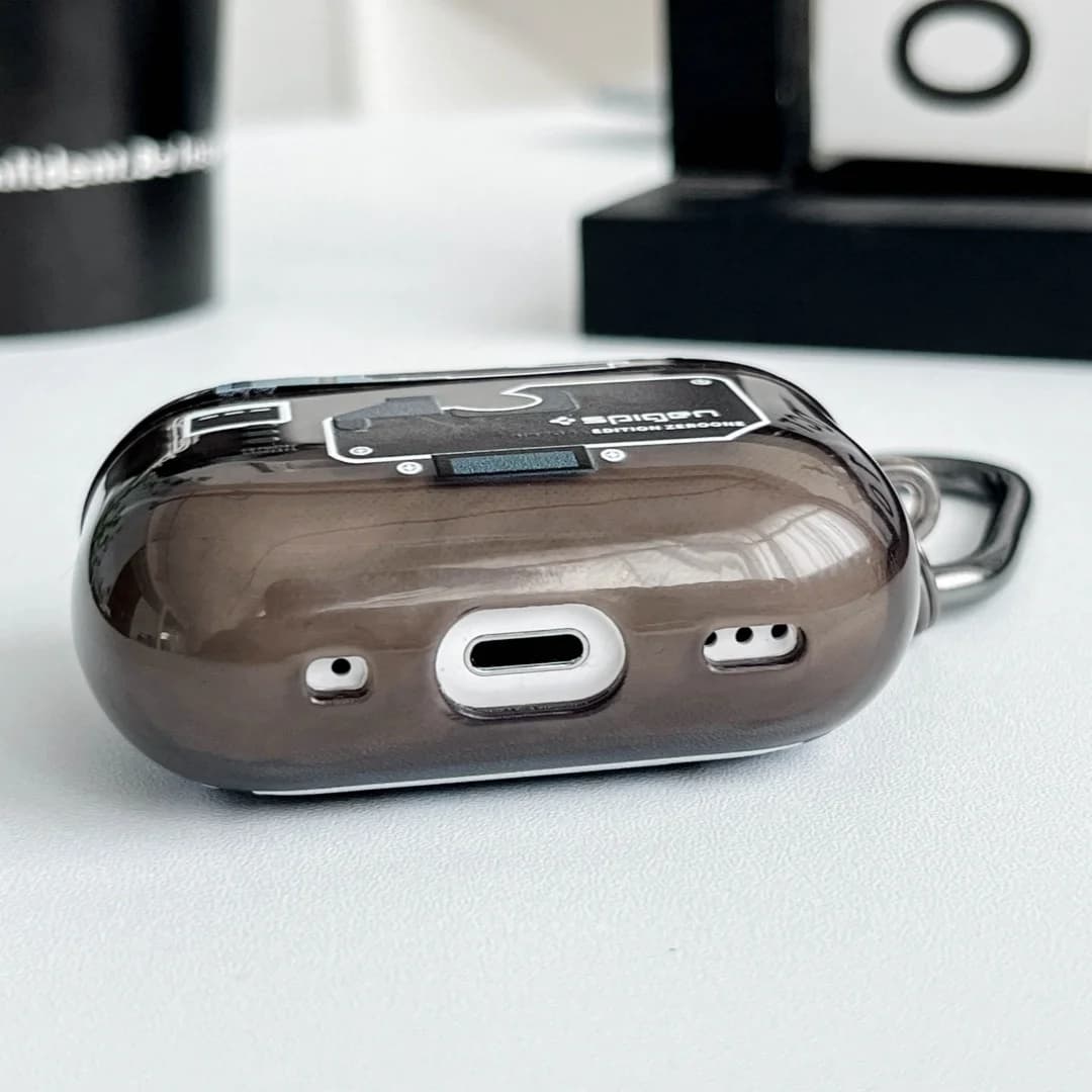 غطاء حماية سماعات سبايجن Ultra Hybrid Zero One لهواتف آيفون AirPods 1/2/3/4 برو 3 برو 2، متوافق مع ماجسيف، غطاء سماعات بلوتوث - 6