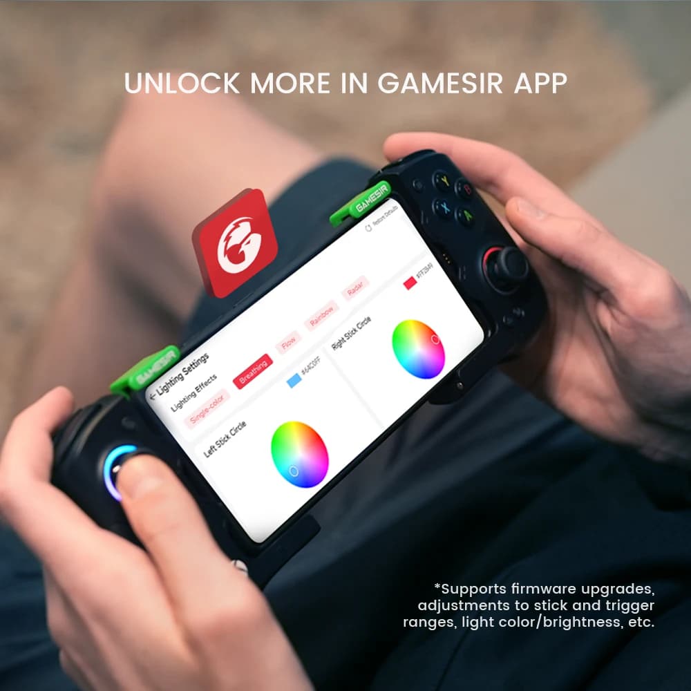 GameSir X4 Aileron Bluetooth Mobile Phone Gamepad Xbox Authorization Gaming Controller with Hall Effect, Portable Joycon - 5