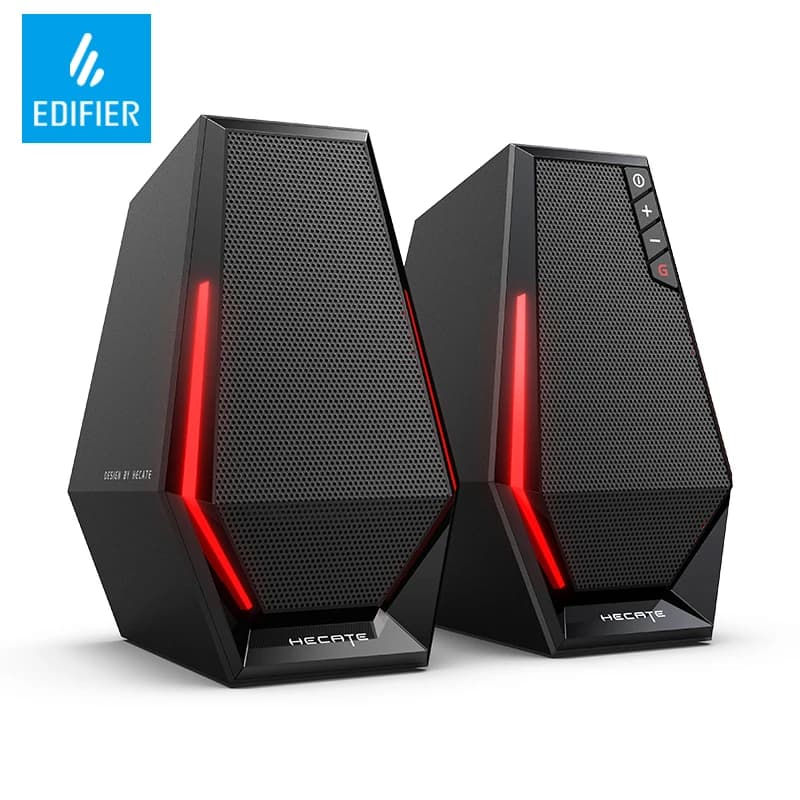 سماعات إديفاير G1500 SE للكمبيوتر 2.0، مكتبية، مدخل USB و3.5mm AUX، سلكية، متوافقة مع الكمبيوتر الشخصي واللاب توب وماك بوك وهواوي وشاومي