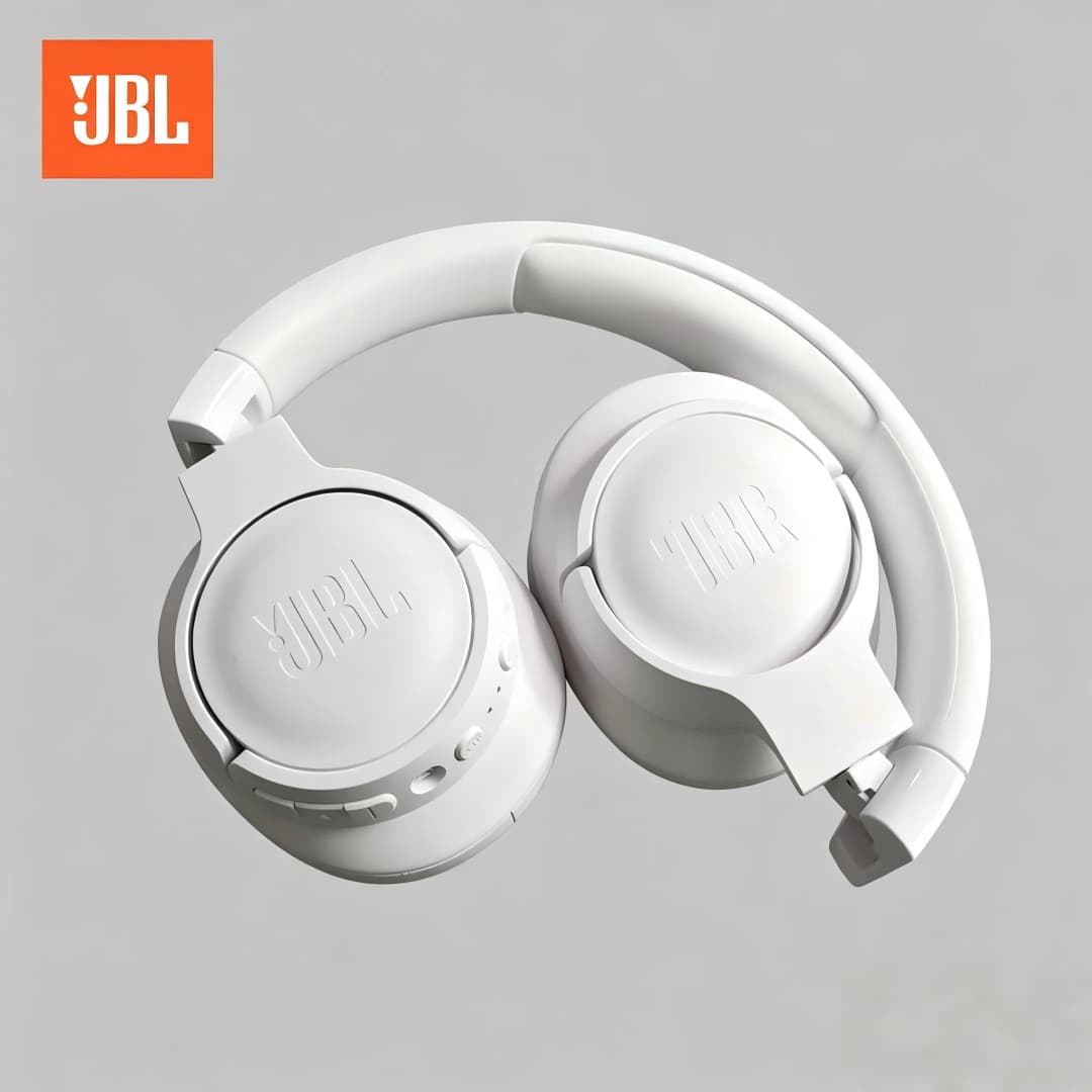 سماعات بلوتوث لاسلكية JBL Tune 770NC، عزل الضوضاء، صوت باس، سماعات رأس رياضية مع ميكروفون T770NC