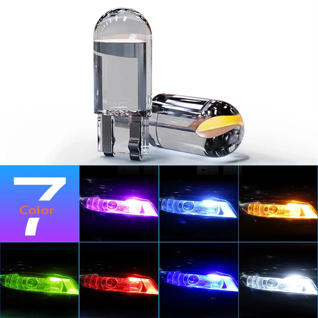 1pc Car Light LED Bulbs T10 W5W 12V/24V No error High Power for T5 Led Saab Peugeot Boxer Land Rover Defender Mini Cooper - 3