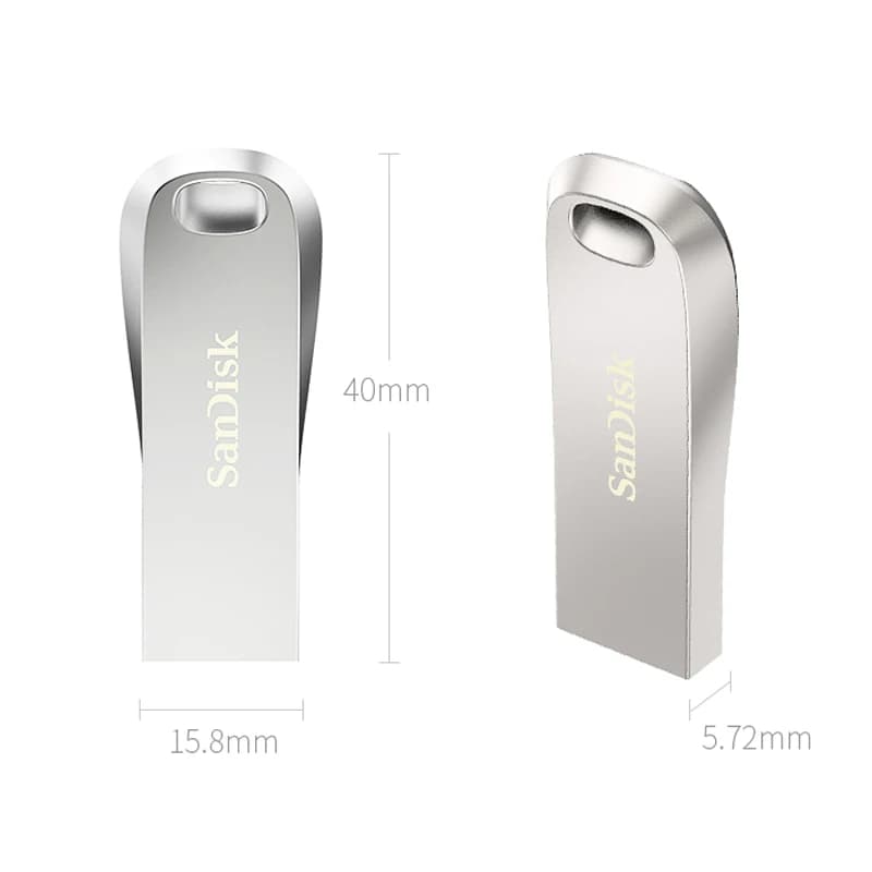 SanDisk CZ74 Ultra Luxe USB 3.2 Gen 1 Flash Drive 32GB 64GB 128GB 256GB 512GB High Speed meets style Password-Protect Your Files - 2