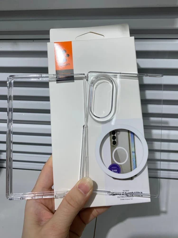 Spigen Magnetic Transparent PC Case for Samsung Fold8Ultra for Magsafe Wireless Charging Phone Case for Fold8 Fold7 Fold6 Fold5 - 4