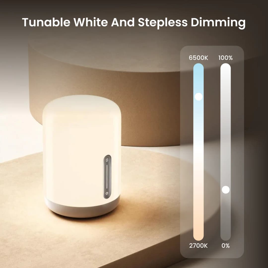 Yeelight Smart LED Bedside Lamp D1 Full-Body Glow Tunable White 2700K-6500K Stepless Dimming Night Light Suitable for Bedroom - 5