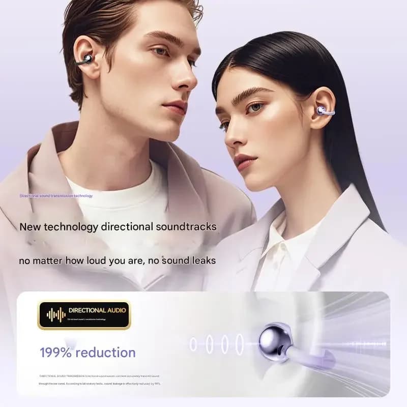 Original Sony Wireless Earphone Open Ear Q88 Ear Clip ENC Headset Bluetooth 5.4 HD Call Touch Control Headphone for Android iOS - 5