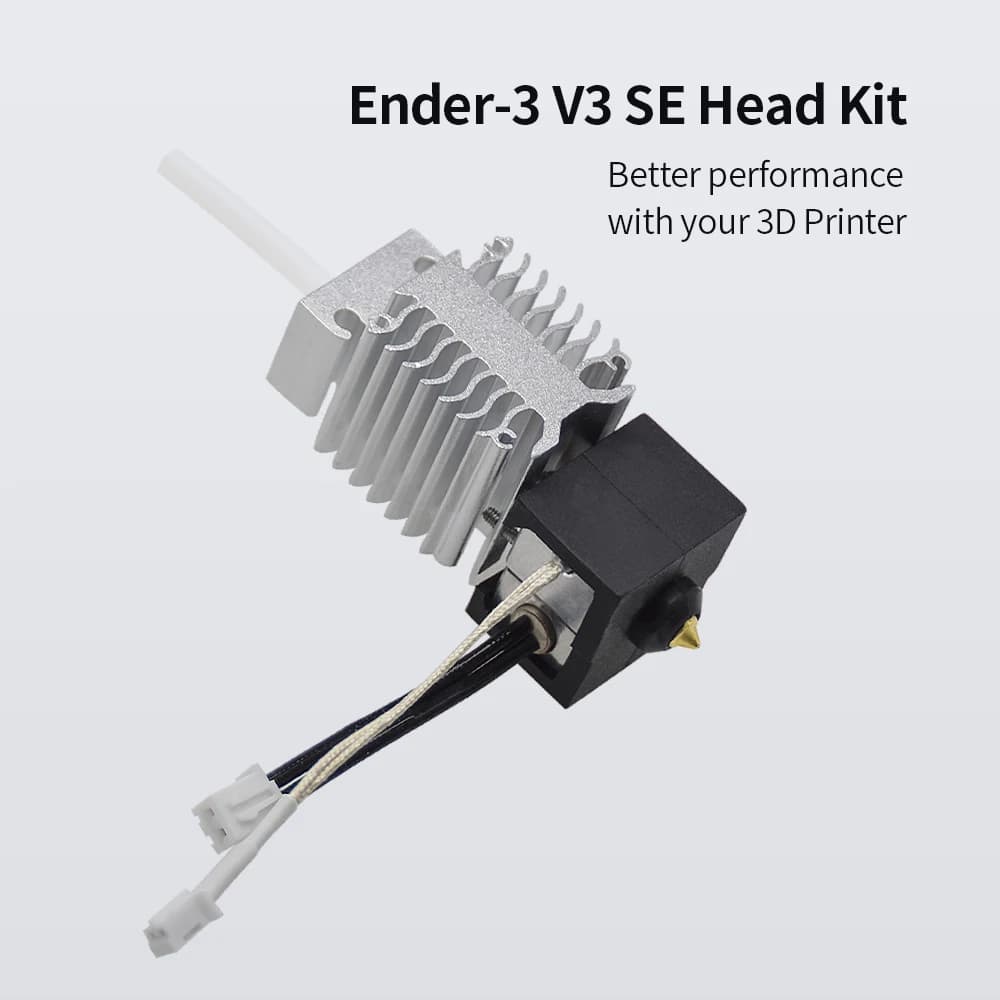 مجموعة هوت إند Creality Ender 3 V3 SE من سبائك التيتانيوم مع كسر حراري ثنائي المعدن 24V 40W رأس J-head لموديل Ender-3 V3 SE - 4