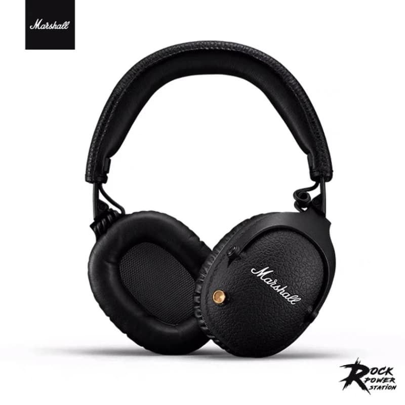 سماعات رأس بلوتوث لاسلكية Marshall Monitor II ANC الأصلية مع إلغاء الضوضاء النشط - سماعات موسيقى ورياضة وألعاب مع مضخم صوت - 2