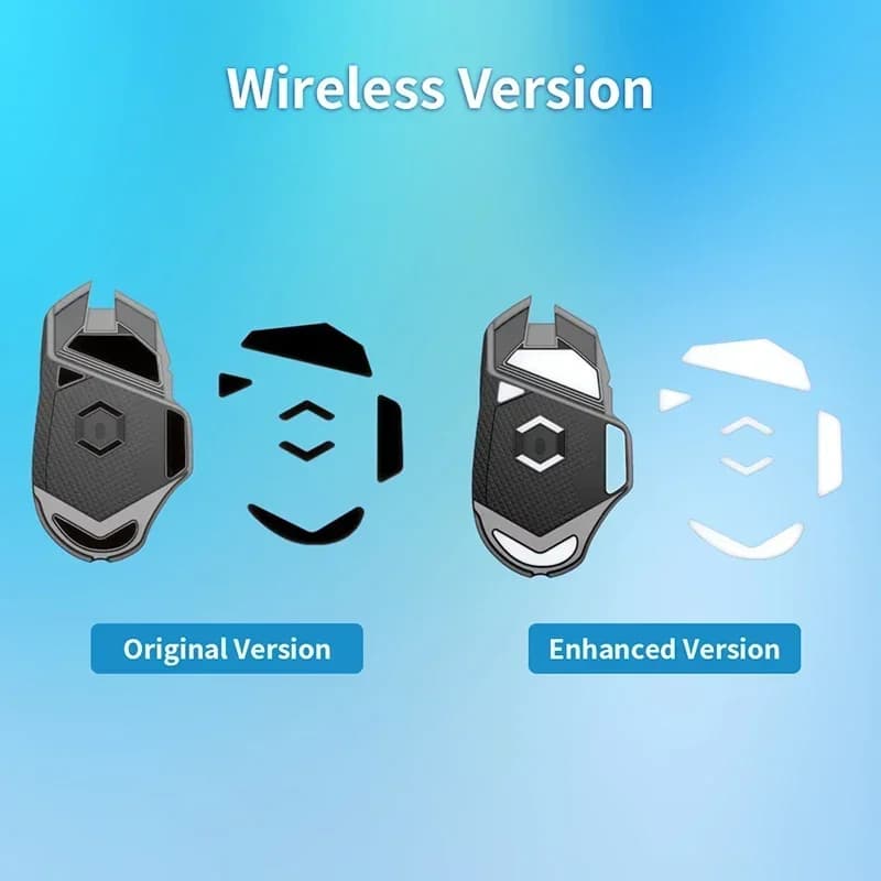 وسادة تزلج للفأرة Logitech G502 Superlight، حافة منحنية، غير قابلة للانزلاق، ملصقات أصلية، وسادة كحول، مجموعة واحدة - 5