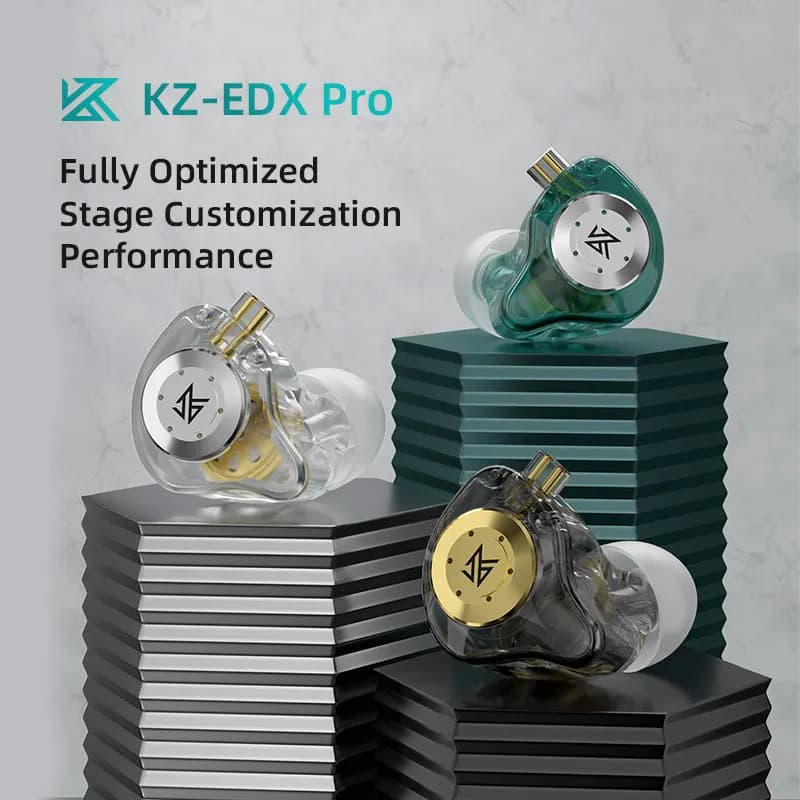 KZ EDX pro سماعات أذن باس داخل الأذن مراقبة سماعات أذن رياضية مع إلغاء الضوضاء HIFI سماعات أذن وصول جديد - 4