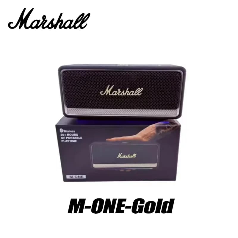 Hot Sales Marshall M-ONE Bluetooth Speaker Wireless Portable IP67 Waterproof Subwoofer Rich Bass For Outdoor Hiking Camping Home - 6