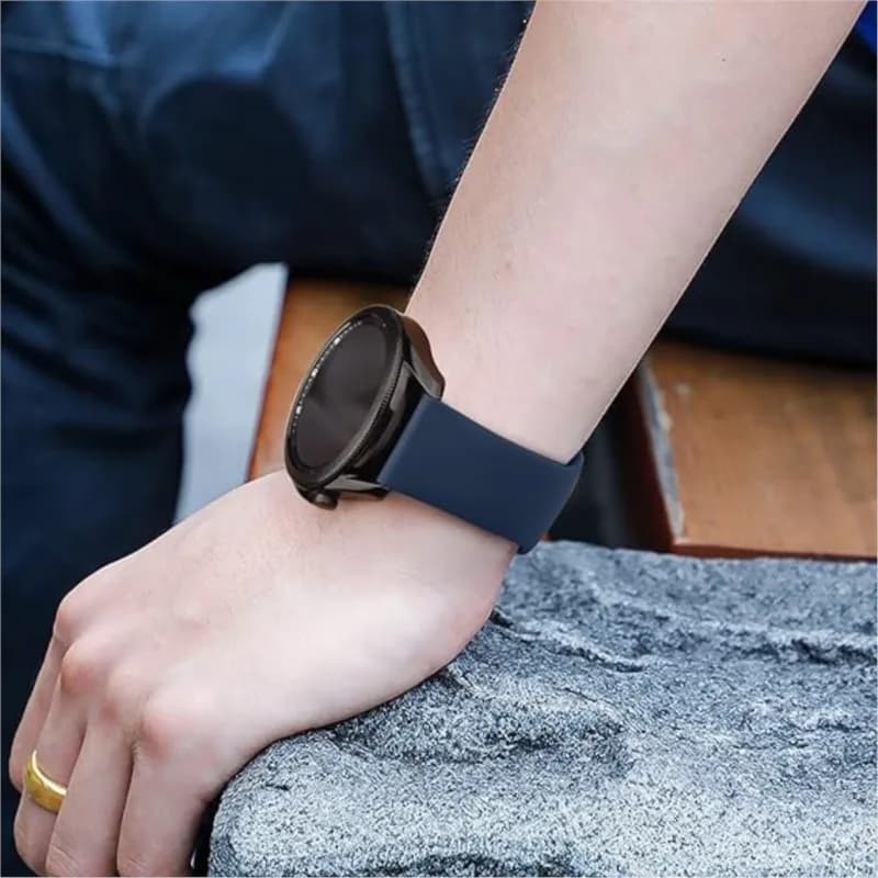 20mm 22mm Silicone strap For Samsung Galaxy watch 6 5 5 pro 4 Classic Active 2 Gear S3 sport bracelet Huawei GT 2/e/3/4 pro band - 3