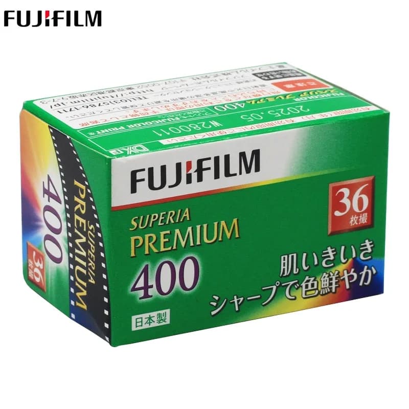فوجيفيلم سوبريا بريميوم 400 لون فيلم 35 ملم (36 لقطة) لكاميرا كوداك M35/M38/F9 فوجي فيلم تاريخ انتهاء الصلاحية: 2027 - 4
