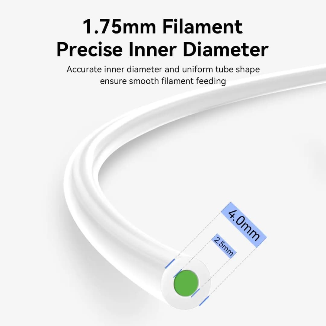 Creality PTFE Tube Bowden Tubing for 1.75mm Filament 3D Printer Replacement Parts Kit  for K1/Ender 3/Pro/5/Pro/CR-10/10S - 3