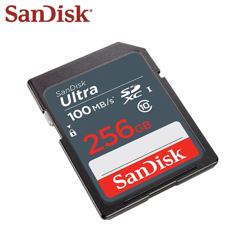 بطاقات SanDisk SDXC/SDHC، بطاقة SD 16GB 32GB 64GB 128GB 256GB، بطاقة ذاكرة للكاميرا الرقمية بسرعة تصل إلى 100Mb/s - 6