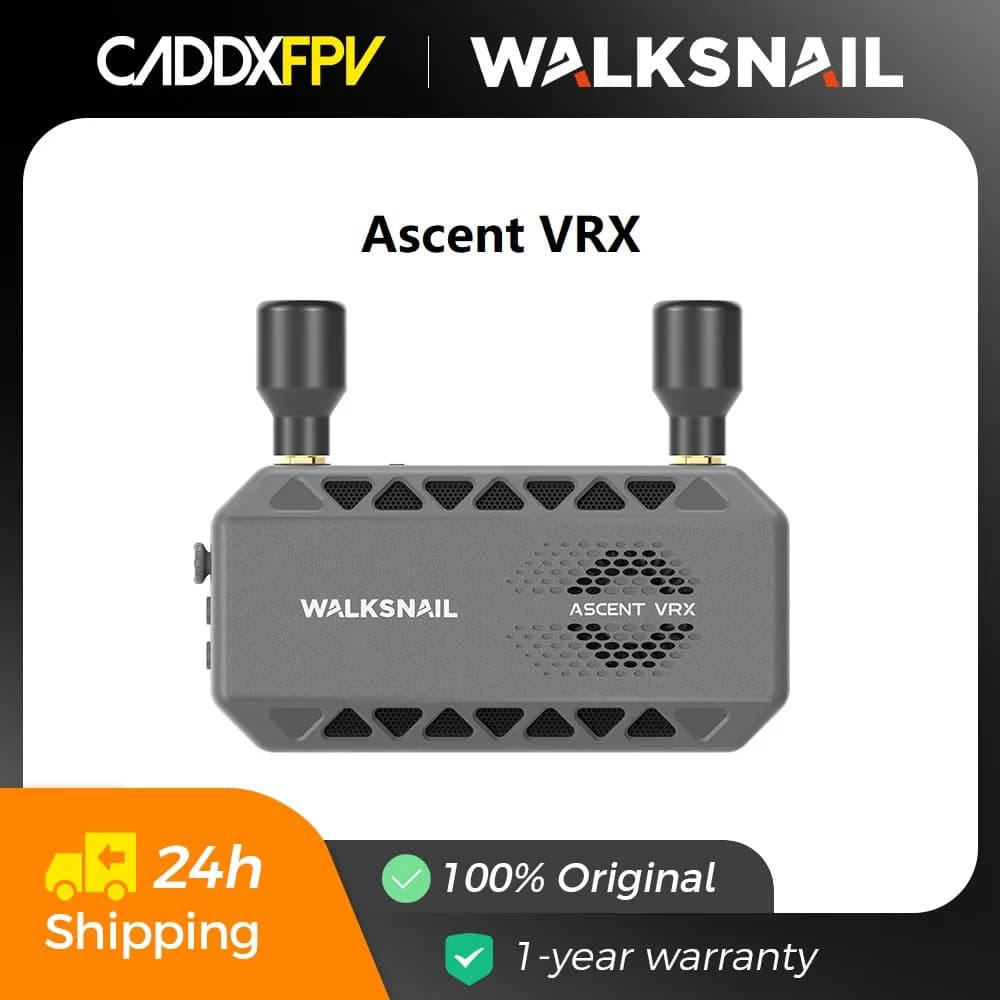 مستقبل CADDXFPV Walksnail Ascent FPV VRX يدعم جميع نظارات FPV والشاشات المزودة بمدخل HDMI