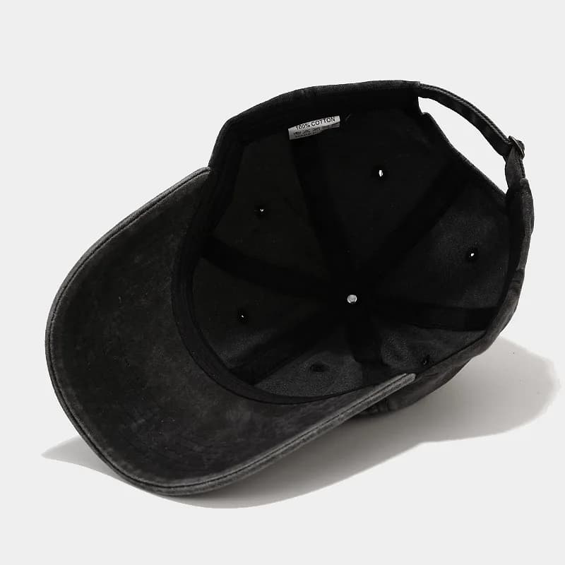 2022 New Spring Summer Cap Washed Cotton Baseball Cap Men Women Casual Adjustable Outdoor Trucker Hat Snapback Casquette - 4
