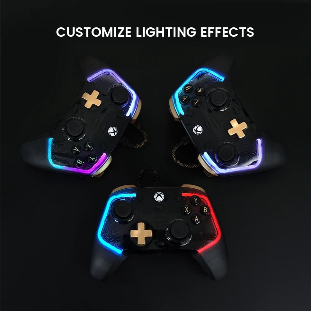 وحدة تحكم GameSir Kaleid Flux السلكية لـ Xbox Series X وS وOne مع عصا تحكم بتأثير Hall - 5