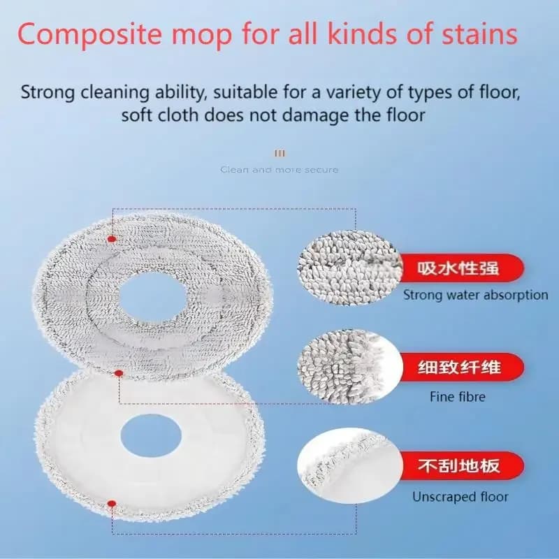 Dreame X50 Ultra / S40 Enhanced Edition Robot Vacuum Cleaner Accessories Main Roller Side Brush Hepa Filter Mop Dust Bag Parts - 4