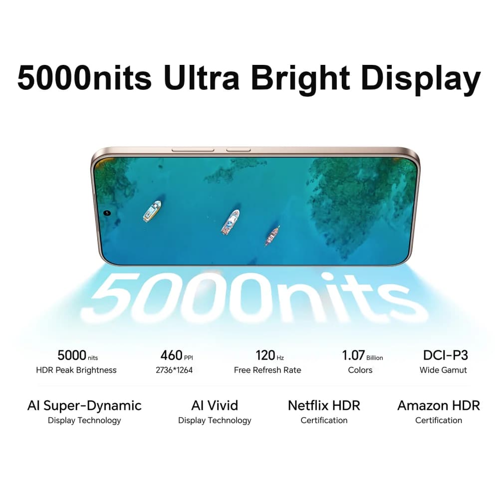 HONOR 400 Global Version 5G Smartphone 6.55" 120Hz AMOLED Display 200MP Dual Camera Snapdragon 7 Gen 3 6000mAh 80W SuperCharge - 3