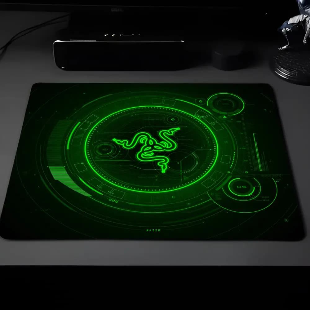 لوحة ماوس Razer بشعار للاعبي الرياضات الإلكترونية إكسسوارات ألعاب لوحة مفاتيح ألعاب حصيرة مكتب XXL - 5
