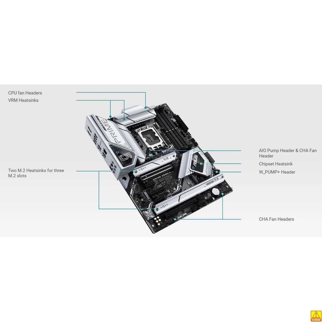 ASUS PRIME Z690-A Motherboard Socket LGA1700 CPU DDR5 6000(O.C) Memory Chipset Z690 ATX Mainboard - 3