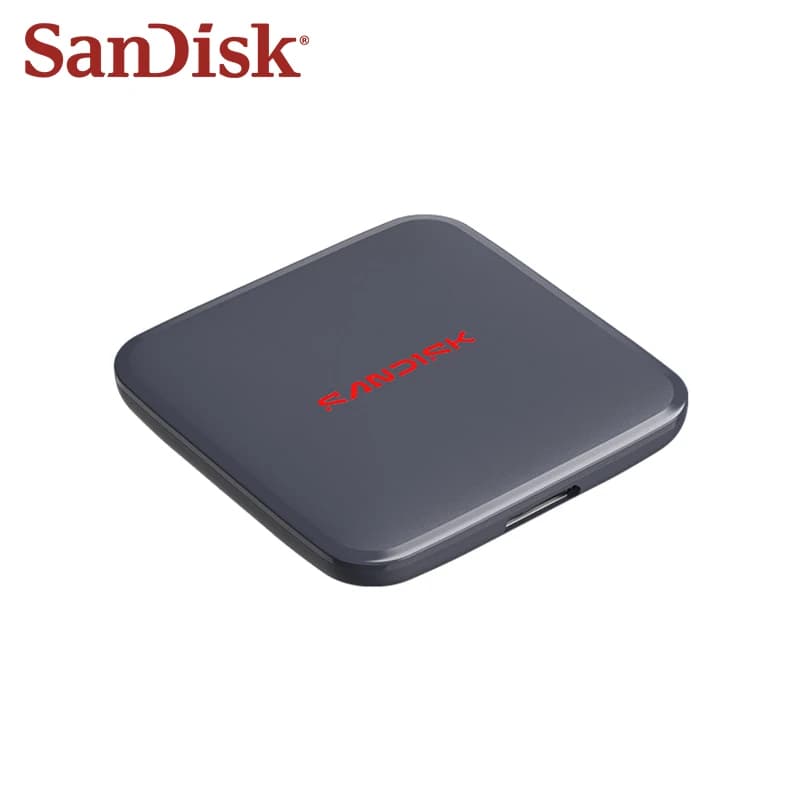 SanDisk ELE SSD محمول USB 3.0 Type-A مع محول Type-C بسرعة قصوى 400 ميجابايت/ثانية قرص صلب 1 تيرابايت/2 تيرابايت للهاتف والكمبيوتر - 2