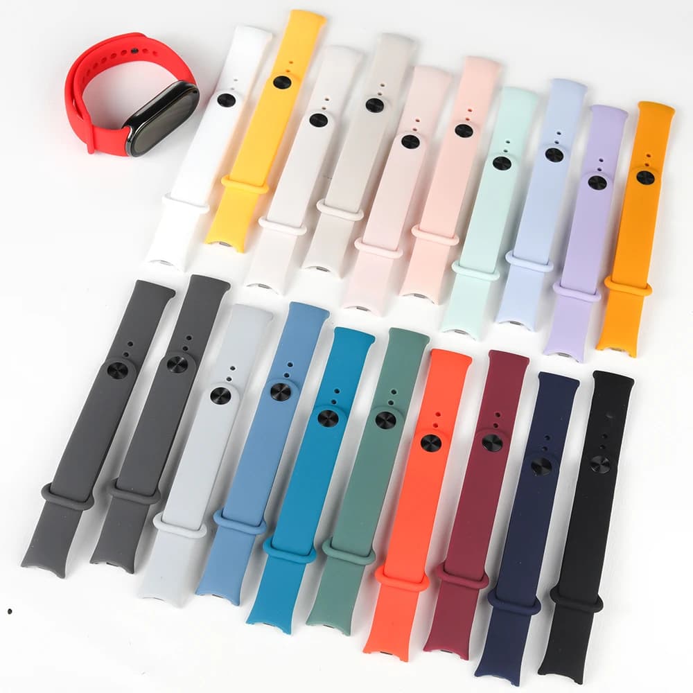 حزام سيليكون لـ Xiaomi Mi Band 10 9 8 حزام رياضي من المطاط مزود بـ NFC سوار ذكي اكسسوارات Xiaomi Smart Band 10 9 8 - 3