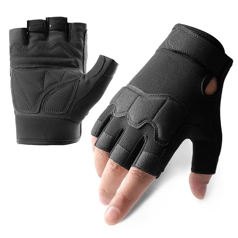 Tactical Gloves for Men and Women Half Finger Outdoor Mountaineering and Cycling Wear-resistant Breathable Riding Gloves - 6