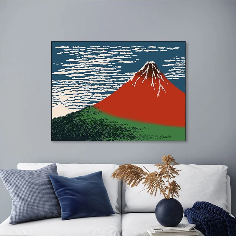 The Great Wave of Kanagawa Ukiyoe Japanese Art  Vintage Wall Canvas Print Famous Painting Living Room Decoration Picture - 4