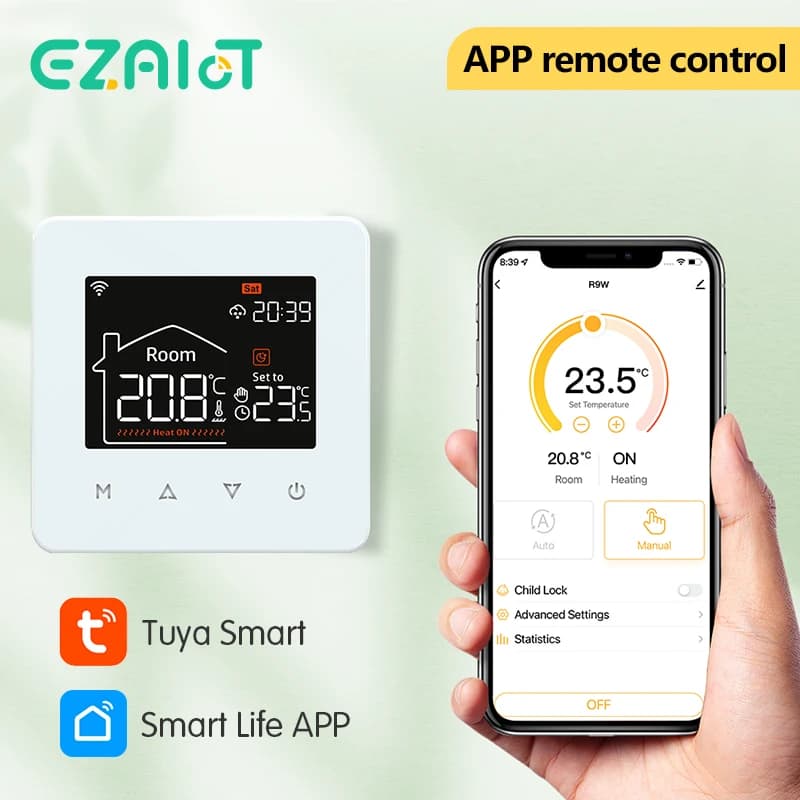 Tuya Smart Home Thermostat Water Electric Warm Floor Heating Gas Boiler WiFi Temperature Remote Controller with Google Alexa - 3